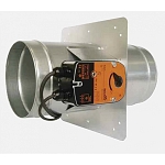 FSD-C Motorised Failsafe Single Blade Fire/Smoke Damper with Actuator - 200mm