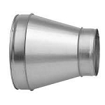 200mm - 150mm Stainless Steel Ducting Reducer